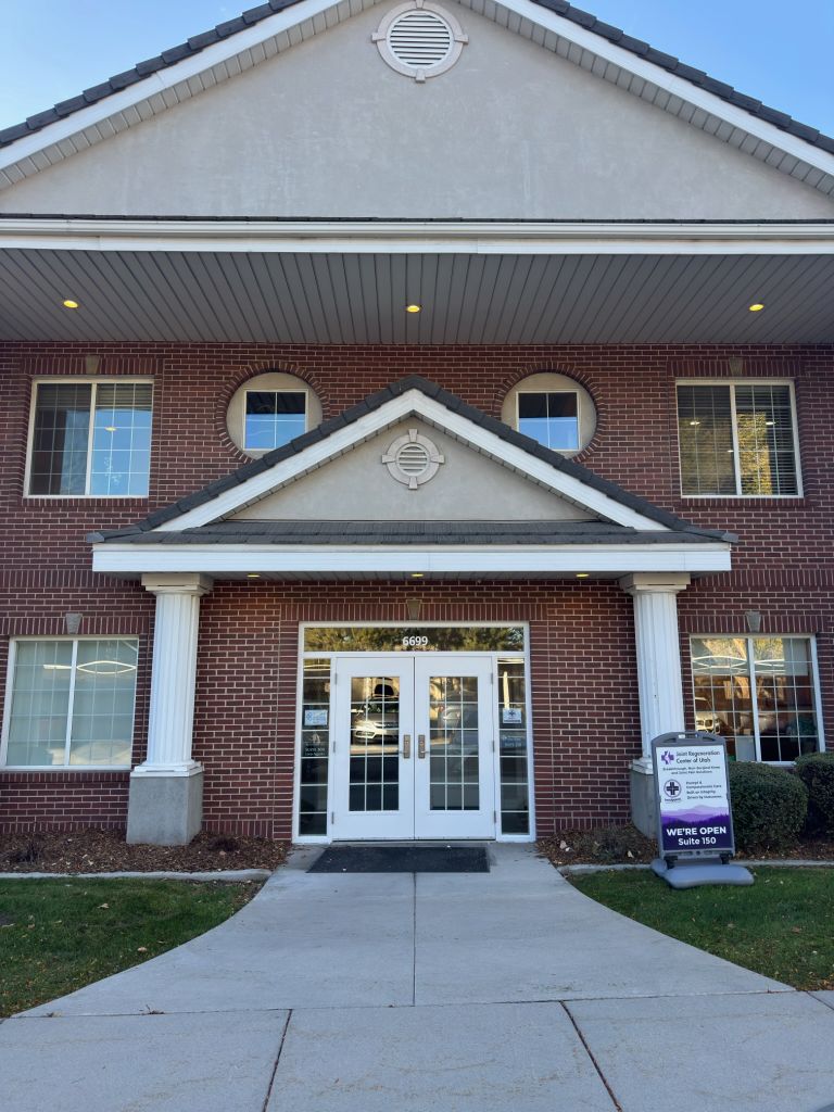 JRCU building entrance — 6699 South 1300 East, Murray Utah